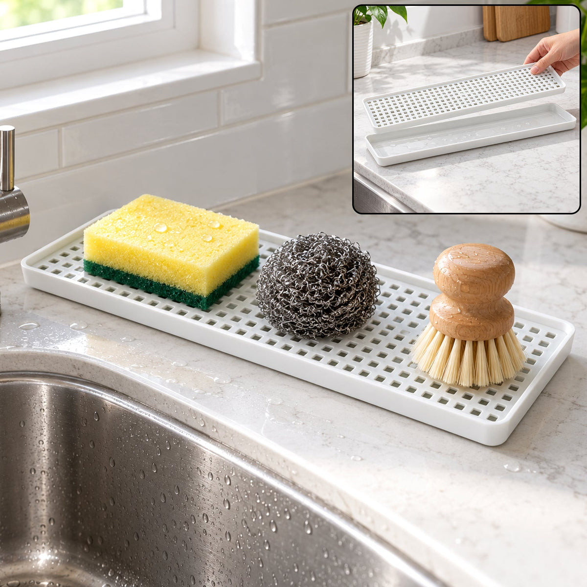Removable Plastic Drain Rack Tray