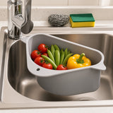 Kitchen Sink Strainer Basket — Grey — view 2