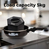 Universal Removable Pot Handle: One-Touch Detachable Cookware Handle, Heat-Resistant, 5 kg Load