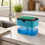 Kitchen Liquid Dish Soap Dispenser with Pump & Sponge — 500 ml — view 4