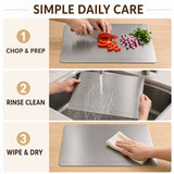 Stainless Steel Chopping Board — 35.5×29 cm, 1mm — view 5