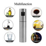Oil Spray Bottle 100 ml — Steel & Glass — view 6