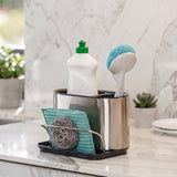 Stainless Steel Sink Caddy Organiser Rack — view 6