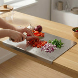 Stainless Steel Chopping Board — 35.5×29 cm, 1mm — clean view 2