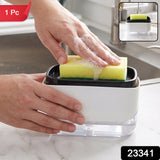 2-in-1 Press Soap Pump Dispenser with Sponge Holder — view 8