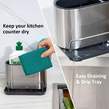 Stainless Steel Sink Caddy Organiser Rack — view 8