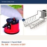 Sharpener + Faucet Shelf