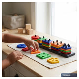 Flower Geometric Shape Stacker