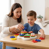 flower geometric shape stacker