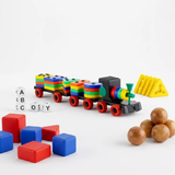 Geometric Train Puzzle