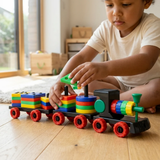 geometric train puzzle